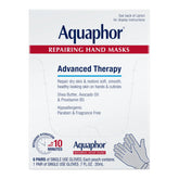 Aquaphor Repairing Hand Masks, Moisturizing Gloves for Dry Hands, Moisturizer for Dry Skin with Avocado Oil and Shea Butter, Pack of 6
