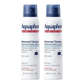 Aquaphor Advanced Therapy Ointment Body Spray, Fragrance Free, Hypoallergenic, Spray Moisturizer for Dry Skin, Moisturizes and Heals Dry, Rough Skin, 3.7 Oz Can (Pack of 2)