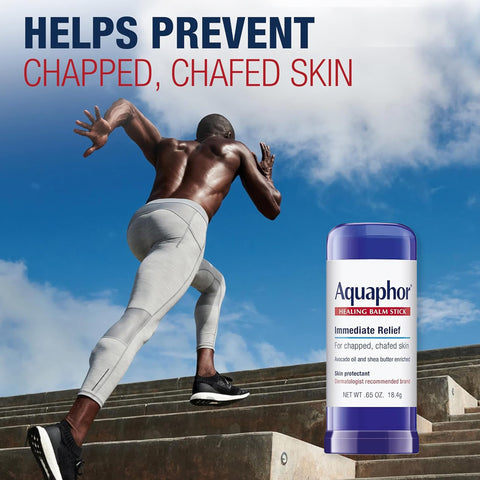 Aquaphor Advanced Therapy Healing Ointment Skin Protectant (14 Oz) + Healing Balm Stick with Avocado Oil and Shea Butter (0.65 Oz)
